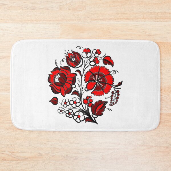 Item preview, Tricolor traditional hungarian pattern with flowers designed and sold by Chino20.
