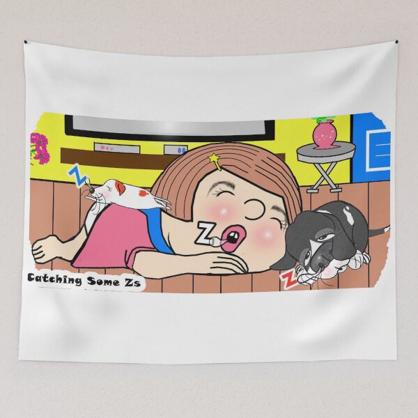 Item preview, Catching Some Zs - dogs  designed and sold by Shirley cute art .