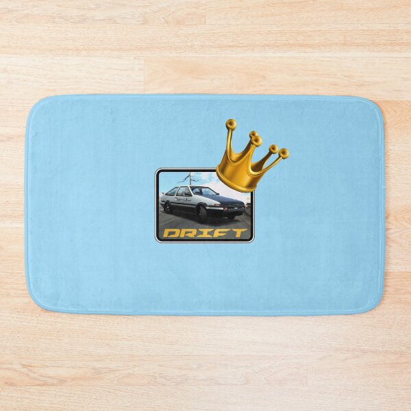 Item preview, Drift King! Gold Crown (On Blue) designed and sold by epinkb.