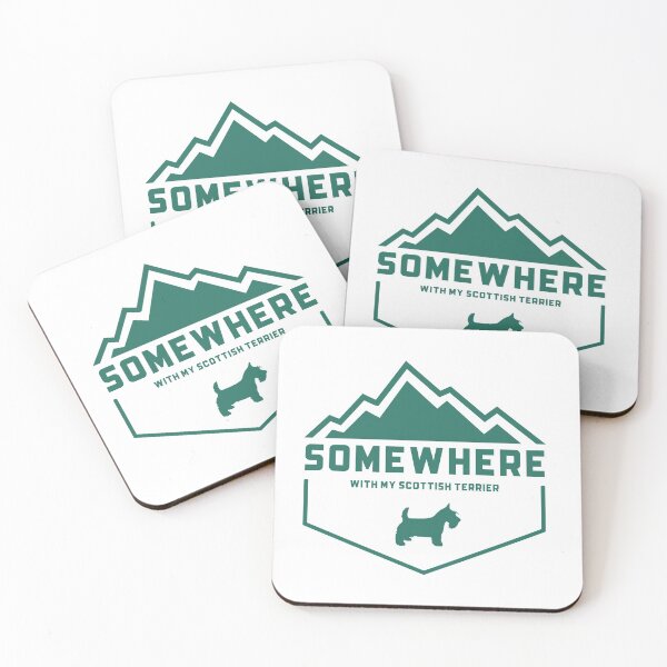 Item preview, Somewhere With My Scottish Terrier - Outdoor Wilderness Adventurous Scottish Terrier Dog Gift designed and sold by Guarddogdrive.