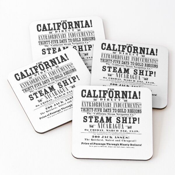 Item preview, California gold rush handbill designed and sold by Leonardo-98.