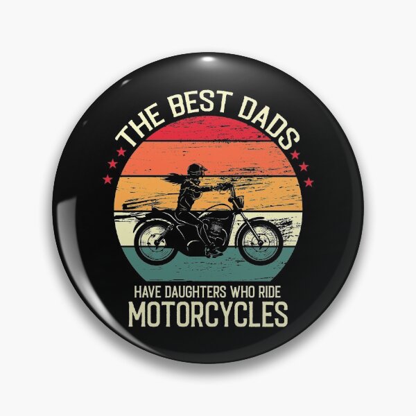 Artikelvorschau, Die besten Väter haben Töchter, die Motorrad fahren Vintage Retro Daddy entworfen und verkauft von Creative Angel.