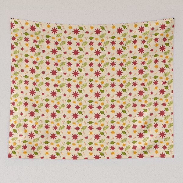 Item preview, Flower and leaf pattern,autumn season  designed and sold by Patcha555.