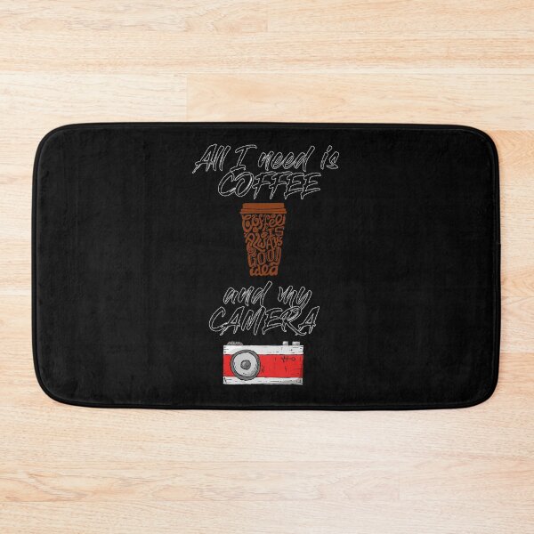 Item preview, All I Need is Coffee and My Camera (2021-6-AINICAMC-1) designed and sold by NY-Prints-USA.