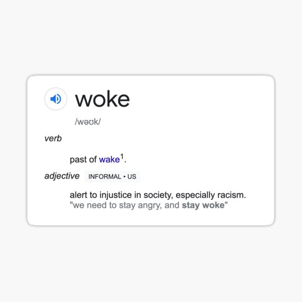 Woke Sticker