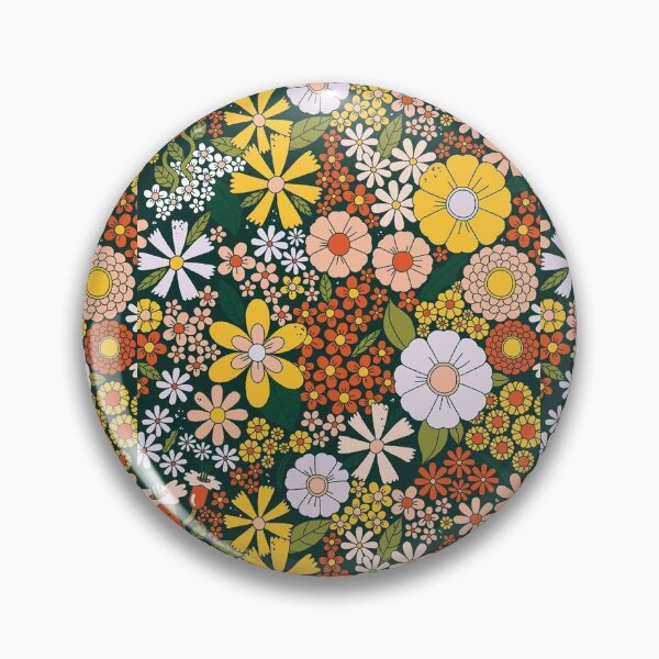 Item preview, hippie floral design print designed and sold by lyydiot.