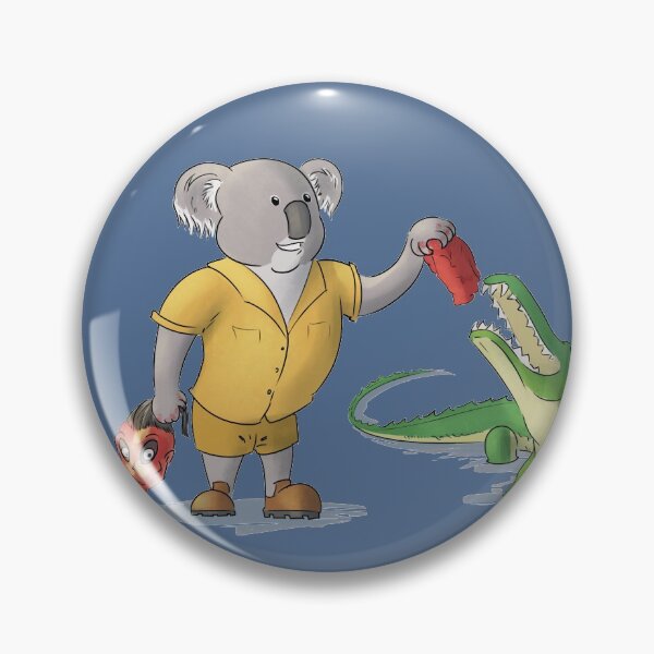 Item preview, Odd Koala - feeding a crocodile designed and sold by patricioguerra.