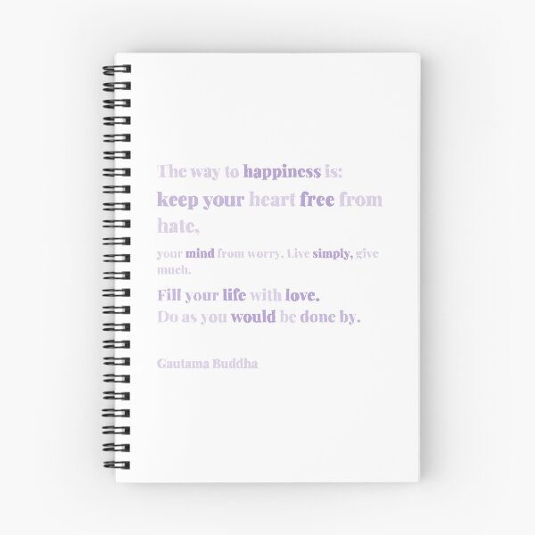 Item preview, Buddha quotes happiness lilac designed and sold by KennyLucky.