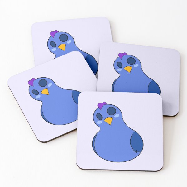 Item preview, Cute Chibi Chicken (now in Blue!) designed and sold by Cutest-Raccoon.