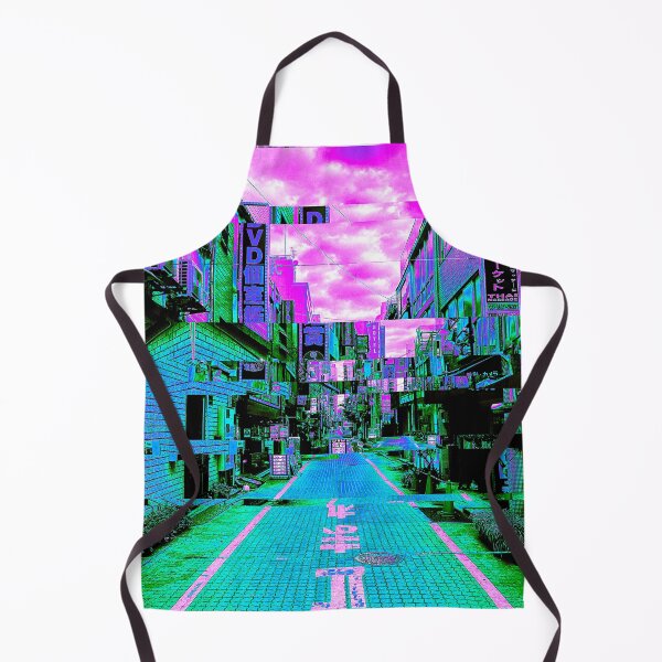 Item preview, Japanese City Street Vaporwave Glitch Art designed and sold by glitchhub.