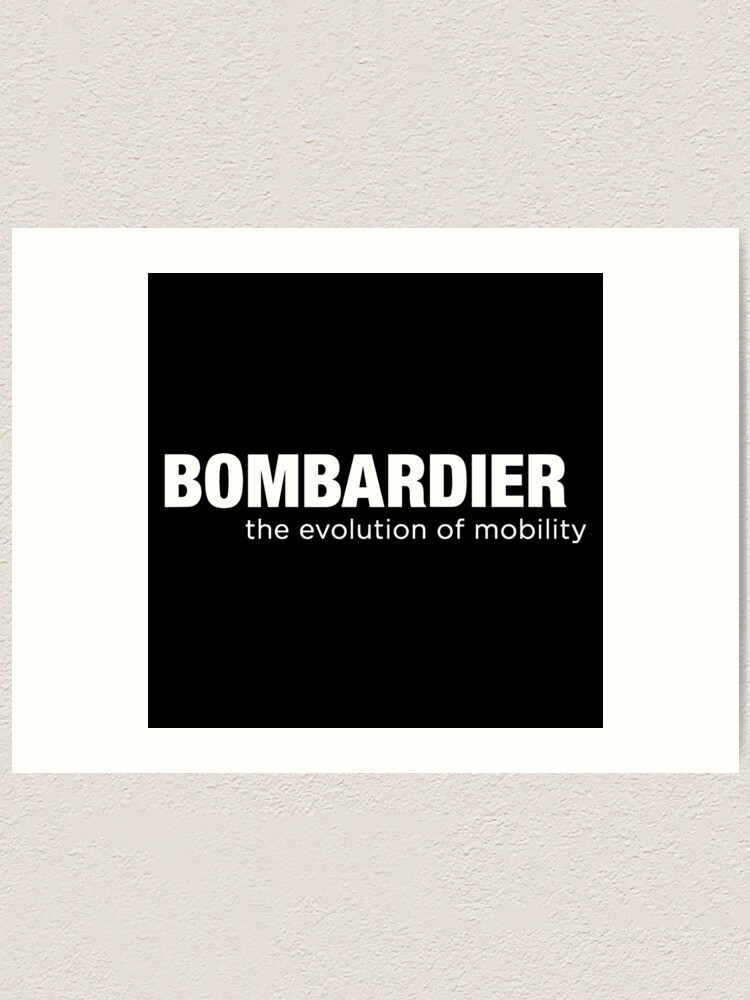 "Bombardier Inc Logo" Art Print by chalchad Redbubble