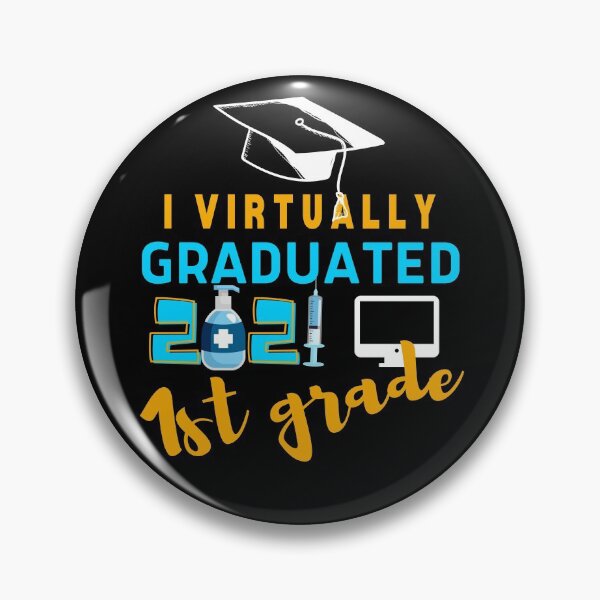 Item preview, I Virtually graduated 2021 1st grade designed and sold by AbhishekRastogi.
