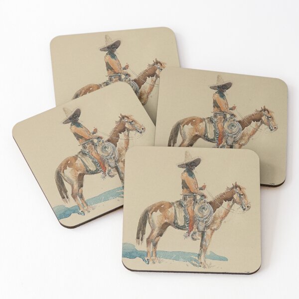 Item preview, “Vaquero” Western Art by Edward Borein designed and sold by PatricianneK.