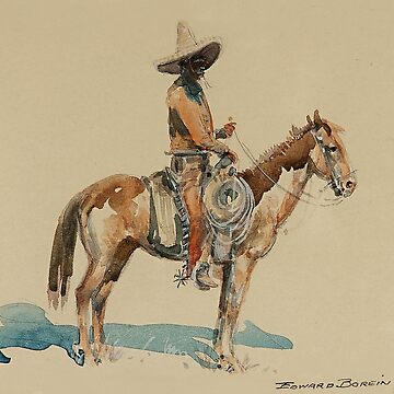 Dusty Western Watercolor “Posse - The Chase” Art Board Print for Sale by  PatricianneK
