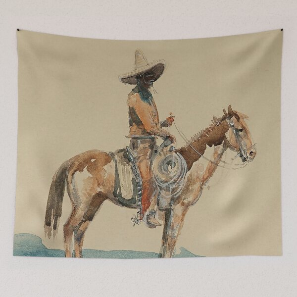 Item preview, “Vaquero” Western Art by Edward Borein designed and sold by PatricianneK.