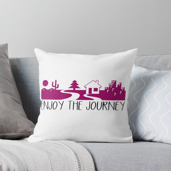 Item preview, enjoy the journey - pink designed and sold by anniemarge.