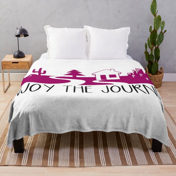 Item preview, enjoy the journey - pink designed and sold by anniemarge.