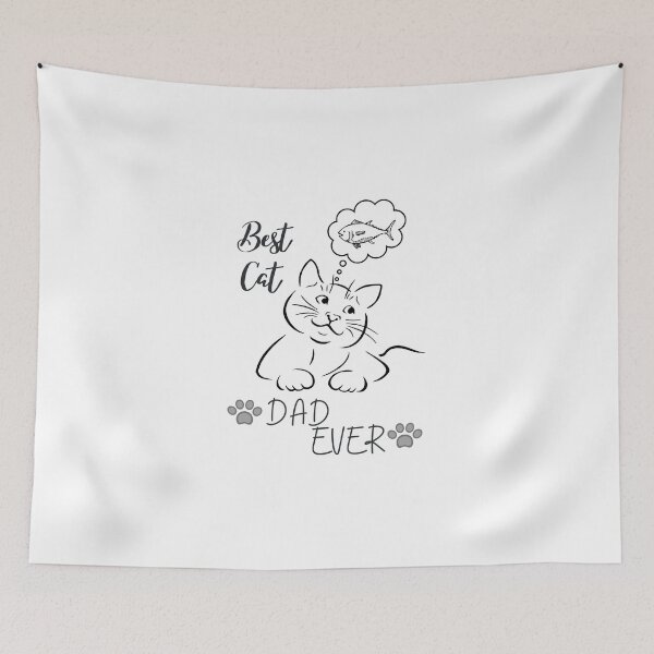 Item preview, Best Cat Dad Ever designed and sold by JoLiShop.