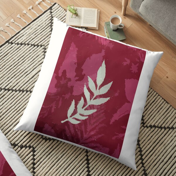 Colourful design fitting for people who loves Floral / Leaf Motif or Batik Indonesian Sarong. Floor Pillow