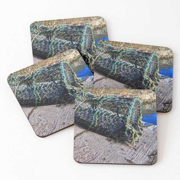 Item preview, A lobster pot on the quay in Mevagissey Harbour. designed and sold by VnGphoto.