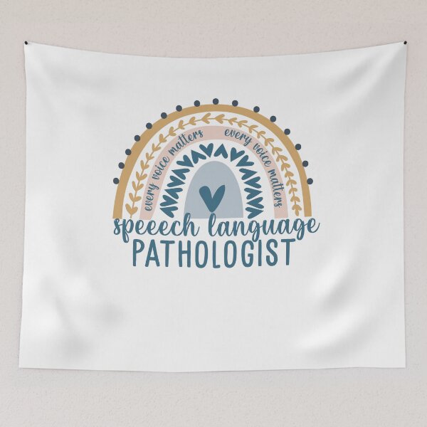 Item preview, Speech Language Pathology rainbow woman gift designed and sold by majidkacm.