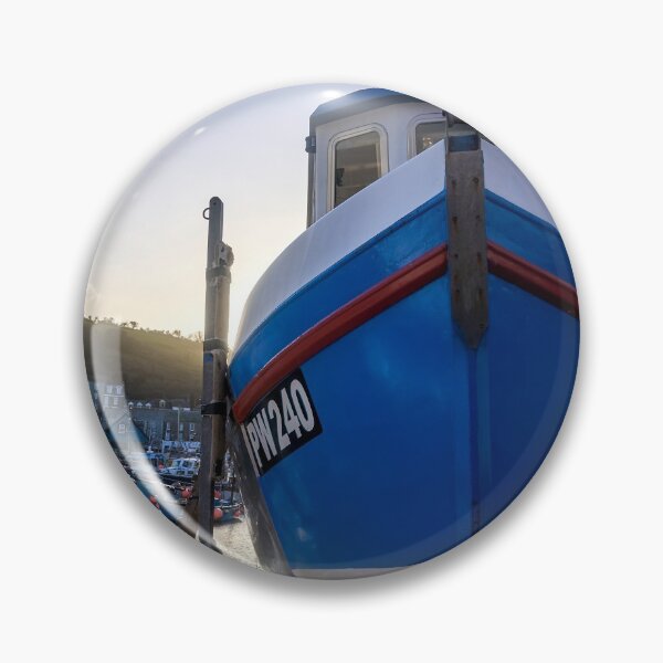 Item preview, Fishing boat docked in Mevagissey Harbour, Cornwall, England. designed and sold by VnGphoto.