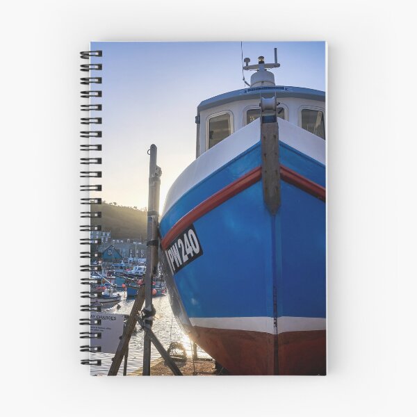 Item preview, Fishing boat docked in Mevagissey Harbour, Cornwall, England. designed and sold by VnGphoto.