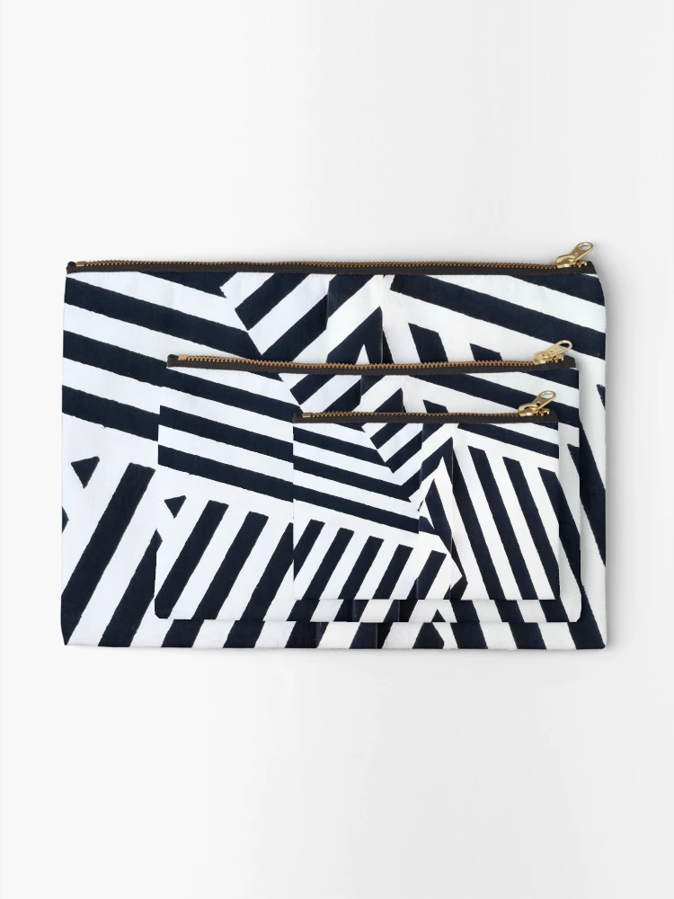 Thumbnail 2 of 4, Zipper Pouch, Zebra designed and sold by RissaDD.