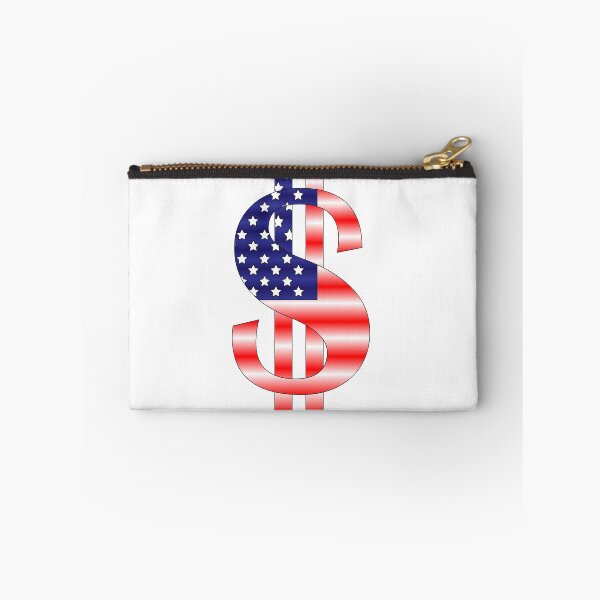 Item preview, Dollar sign in the color of the USA flag designed and sold by Murza.