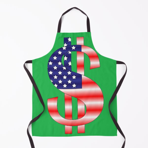 Item preview, Dollar sign in the color of the USA flag designed and sold by Murza.