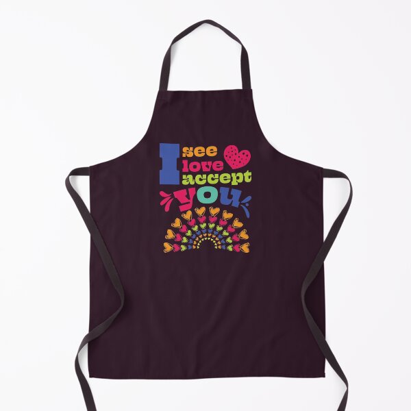 Item preview, I see I love I accept you - Gay Pride Quotes designed and sold by DebbisPalette.