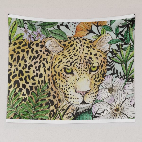 Item preview, Jaguar in the jungle designed and sold by ShaunaMcc.