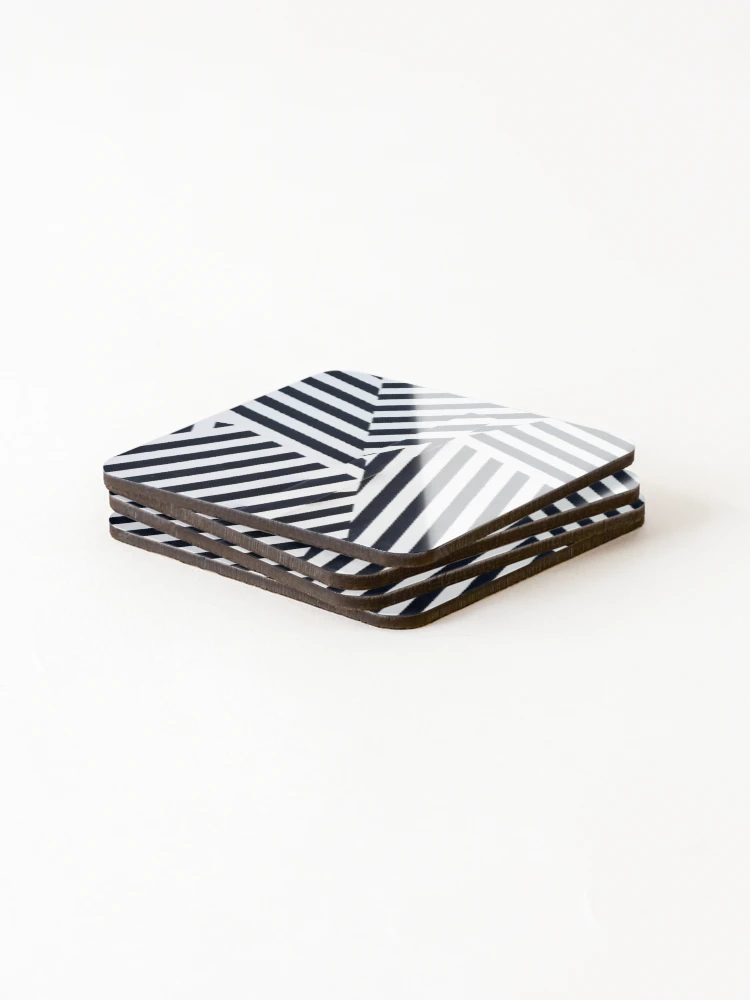 Thumbnail 4 of 5, Coasters (Set of 4), Zebra designed and sold by RissaDD.