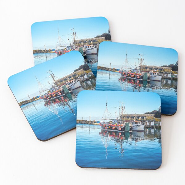 Item preview, Fishing boats in Mevagissey Harbour, Cornwall. designed and sold by VnGphoto.