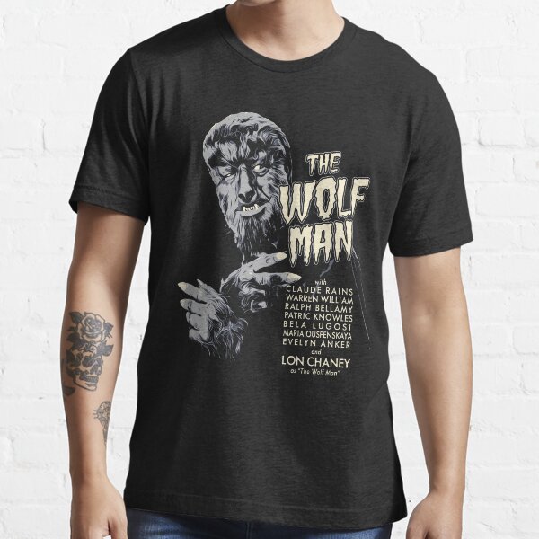 The Wolf Man – Classic Horror Movie Original Design Essential T-Shirt