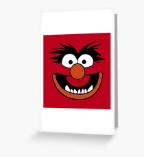 Animal Muppet (Orange Lips&Nose) Greeting Card