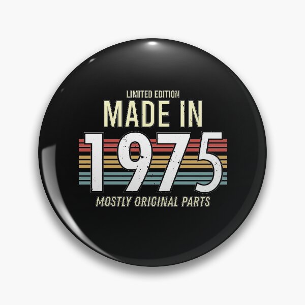 Item preview, Limited Edition Made In 1975 Mostly Original Parts - Funny Vintage Years Old Birthday Gifts. designed and sold by ALITOPRINCE.