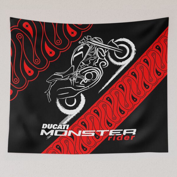 Item preview, Monster Rider Batik Edition on BLACK for the Real Biker designed and sold by etoide.