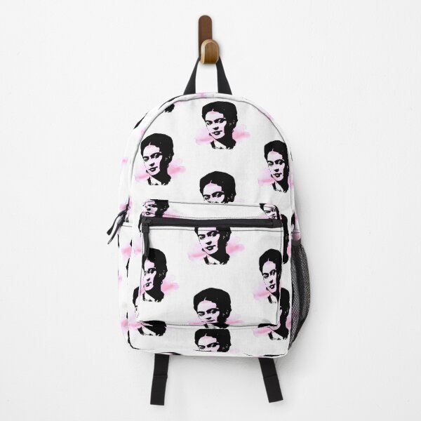 Item preview, Frida kahlo portrait feminist pink pop art designed and sold by MiloHarris.