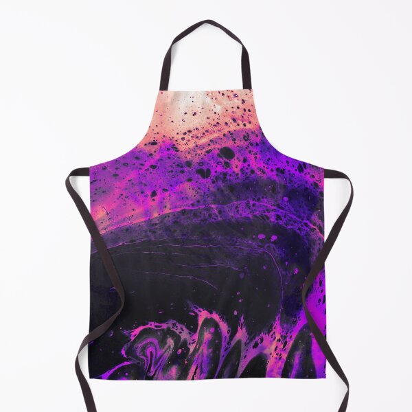 Item preview, “Diamonds and Pearls” abstract, colored collage of underwater worlds and wave forms in purple, pink, ultraviolet and peach designed and sold by N-o-r-d-l-y-s.
