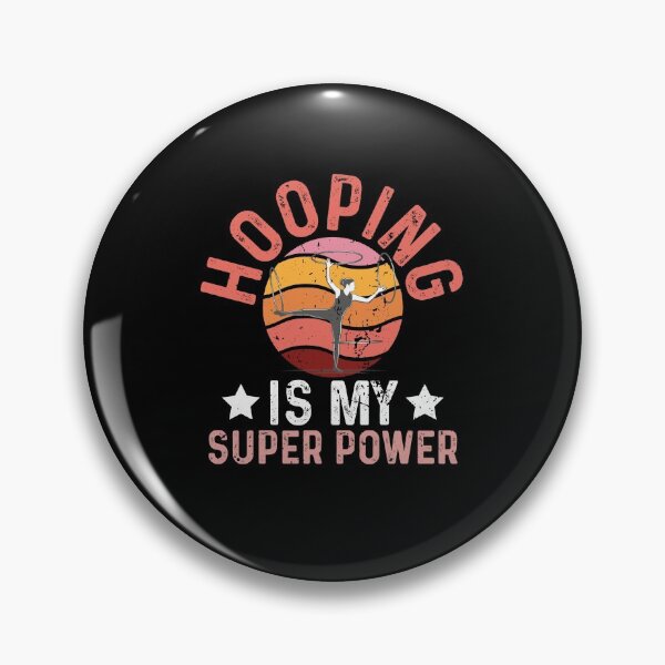 Item preview, Hooping Is My Super Power designed and sold by MagicSD Designs.