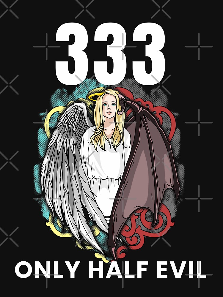 333 Only Half Evil Half Angel Half Devil Pullover Hoodie for