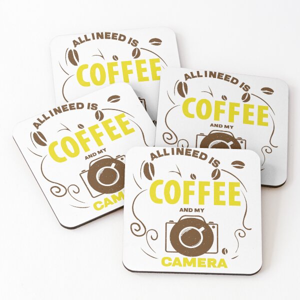 Item preview, All I Need Is Coffee And My Camera Premium T-Shirt designed and sold by Artezia.