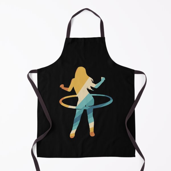 Item preview, Cool Retro Hula Hooping Girl designed and sold by MagicSD Designs.
