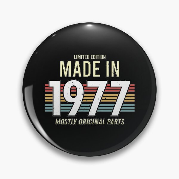 Item preview, Limited Edition Made In 1977 Mostly Original Parts - Funny Vintage Years Old Birthday Gifts. designed and sold by ALITOPRINCE.