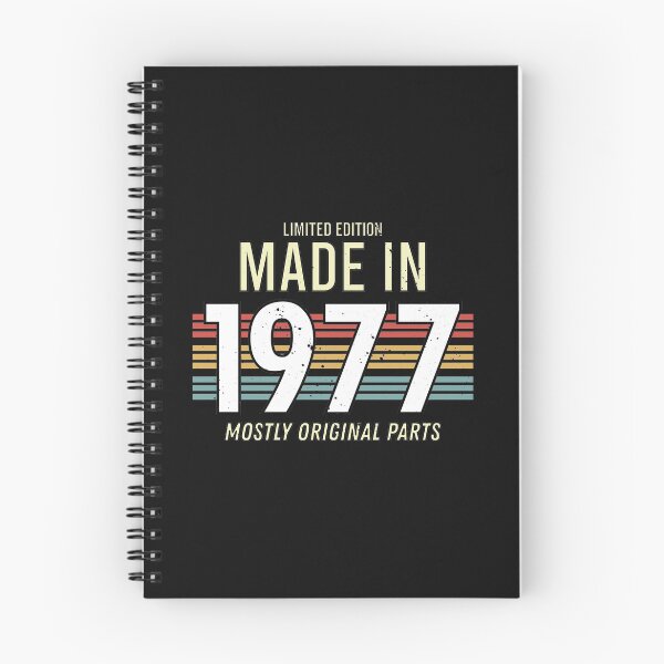 Item preview, Limited Edition Made In 1977 Mostly Original Parts - Funny Vintage Years Old Birthday Gifts. designed and sold by ALITOPRINCE.