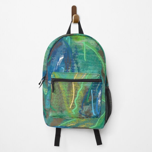 Item preview, Blue Abstract Floral designed and sold by Sarah Aubry.