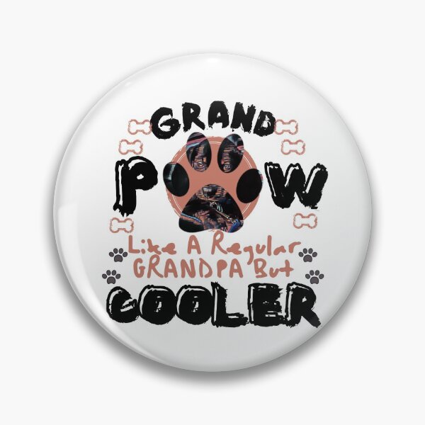 Item preview, Grand Paw Like A Regular Grandpa But Cooler- Funny Design designed and sold by Vibing-Right.