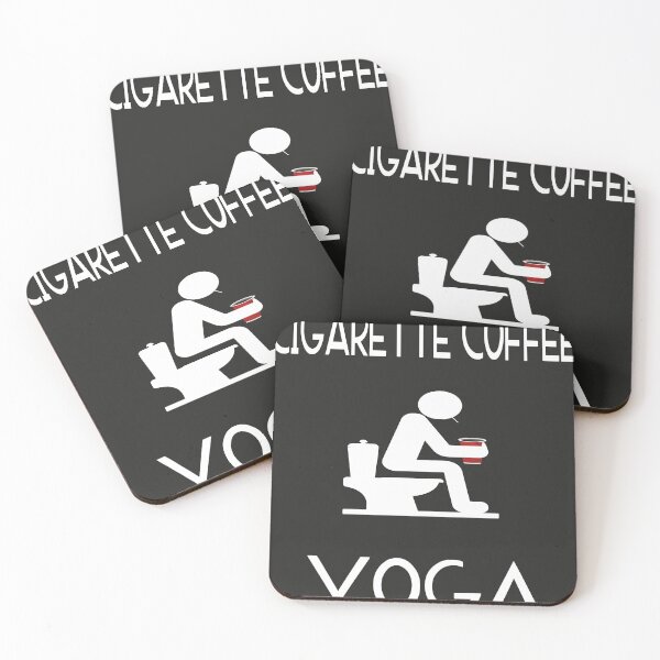 Item preview, Cigarrett Coffee Yoga designed and sold by Wildchagapicker.