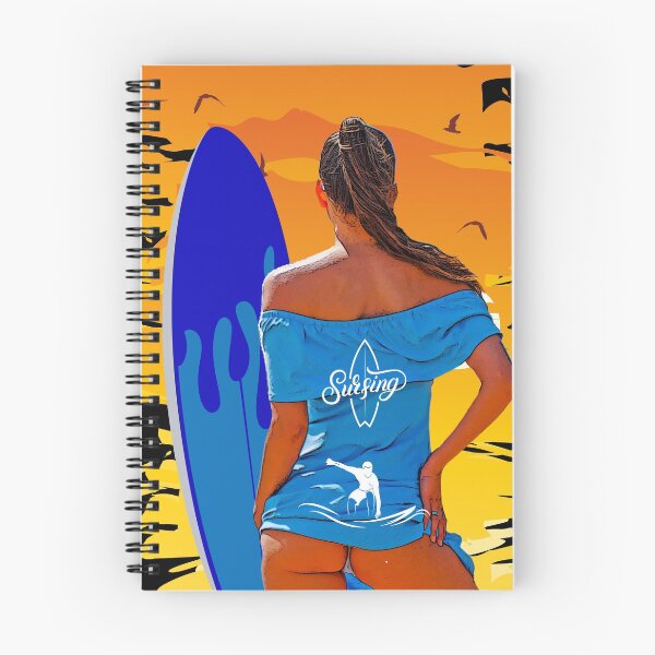Item preview,  Summer surfer female surfer designed and sold by GaryDobson.